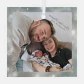 BabyGraceB Arrival Glass Ornament ガラスオーナメント (裏面)