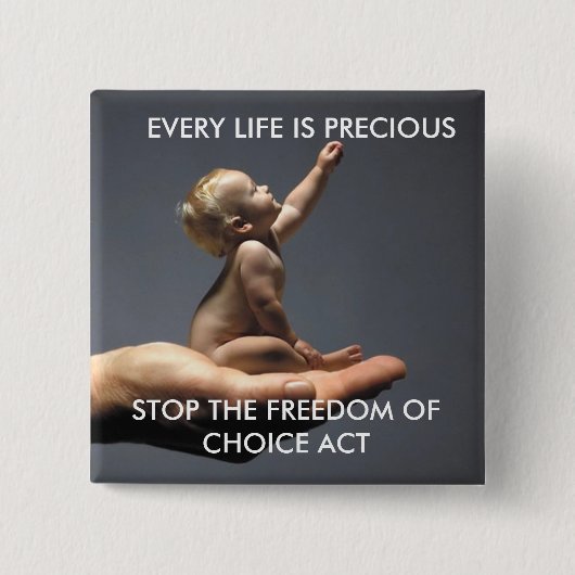 BabyinHandボタン、停止FOCA 缶バッジ (正面)