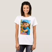 babyJoyシリーズ7 - #VL レディースTシャツ Tシャツ (正面フル)