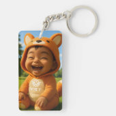 babyJoy S4 #12 & LittleDude S8 #14 keychain キーホルダー (裏面)