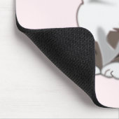 BabyKitten Mouse pad I Love Pets - Pink マウスパッド (コーナー)