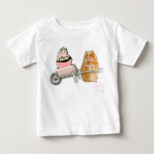 babyLaiaのベビーガール トッズラー ラフルトップス ベビーTシャツ