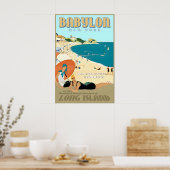 Babylon Long Island New York South Shore Beach ポスター (キッチン)