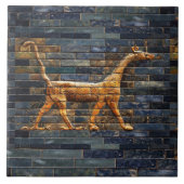 BABYLONIAN SNAKE DRAGONS Antique Assyrian Art  タイル (正面)