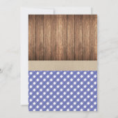 BABYQベビーシャワーBBQパーティーカップルジャー招待状 招待状 (裏面)