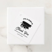 BabyQ BBQベビーシャワーカウピッグチキン白黒 フェイバータグ (インサイチュ)