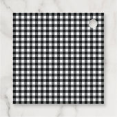 BabyQ BBQベビーシャワーカウピッグチキン白黒 フェイバータグ (裏面)