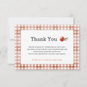 BabyQ BBQベビーシャワーサンキューカード サンキューカード (正面)