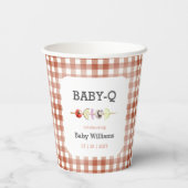 BabyQ BBQベビー男女兼用シャワー 紙コップ (裏面)