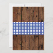 BaByQ BBQ 赤ちゃんのお披露目会 青いひまわり 招待状 (裏面)