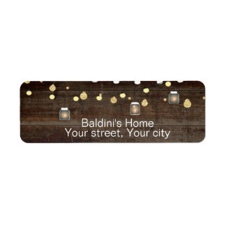 BabyQ Coed BBQ Baby Shower差出人住所ラベル ラベル