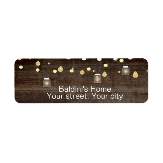 BabyQ Coed BBQ Baby Shower差出人住所ラベル ラベル (正面)