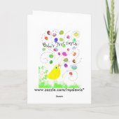 babysの最初イースターコピー シーズンカード (裏面)