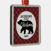 Babys初めてのクリスマスフォトセラミックオーナメント メタルオーナメント (右)