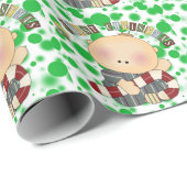 Babys初めてのクリスマスラッピング紙 ラッピングペーパー (ロールコーナー)