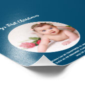 Babys初めてのクリスマス写真テンプレート – 独自の作成 フォトプリント            (角)