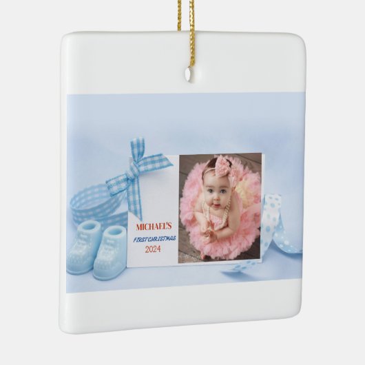 babys初めてのクリスマス セラミックオーナメント (右)