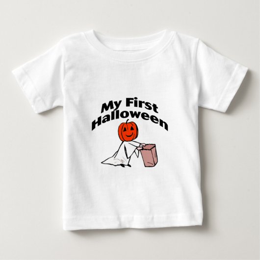 Babys最初ハロウィン ベビーTシャツ (正面)