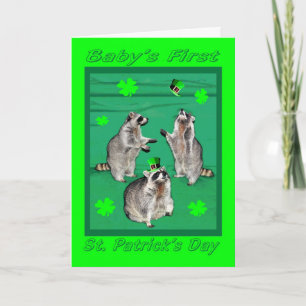 babys第1 st patricks day カード