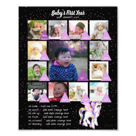BABYS 1年目のフォトコラージュ8x12 $5以下！ フォトプリント