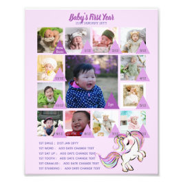 BABYS 1年目のフォトコラージュ8x12 $5以下！ フォトプリント