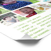 BABYS 1年目のフォトコラージュ8x12 $5以下！ フォトプリント (角)