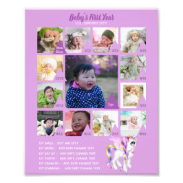 BABYS 1年目のフォトコラージュ8x12 $5以下！ フォトプリント