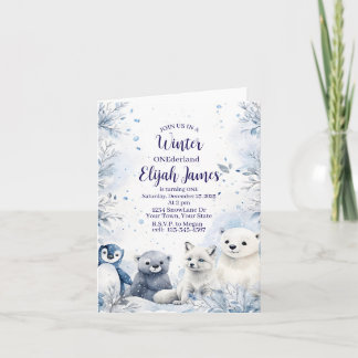 Baby's 1st Birthday Invitation  シーズンカード