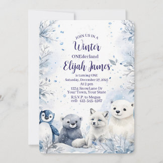 Baby's 1st Birthday Invitation  シーズンカード