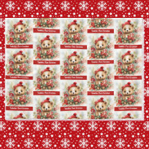 Baby's 1st Christmas Bear Add Name