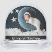 Baby's 1st Christmas - Photo Snow Globe Keepsake (裏面)