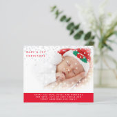 Babys 1st Christmas PHOTO Year In Review Letter (スタンド正面)