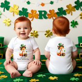 Baby's 1st St. Patrick's Day, Foxy & Fortunate ベビーボディスーツ