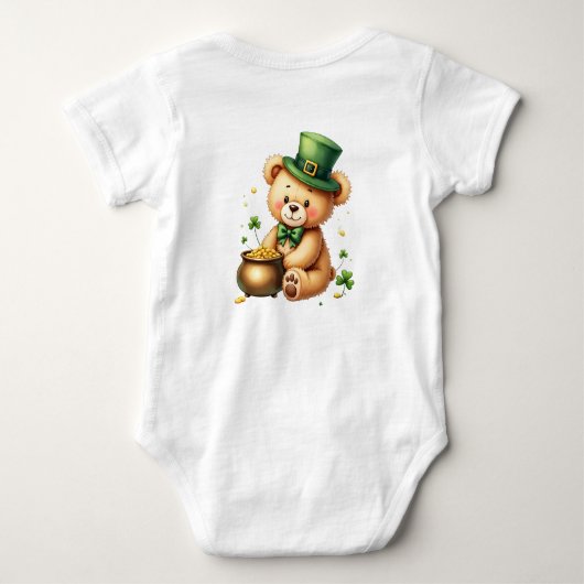 Baby's 1st St. Patrick's Day, Pot o’ Giggles ベビーボディスーツ (裏面)