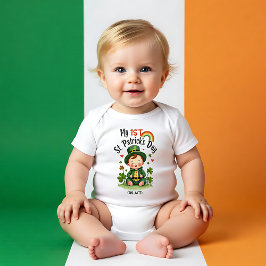 Baby's 1st St. Patrick's Day, Tiny Treasure ベビーボディスーツ