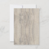 Baby's Breath and Burgundy Flowers 素朴 RSVP (裏面)