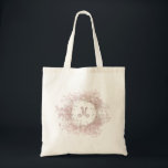 baby's breath floral frame bridesmaid トートバッグ<br><div class="desc">bridesmaid tote bag</div>