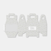 Baby's Breath White Floral Watercolor Gypsophila フェイバーボックス (折り畳みなし)