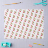 Baby's Cherry First Red Gingham Birthday 薄葉紙 (クラフト)