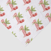 Baby's Cherry First Red Gingham Birthday 薄葉紙 (詳細)