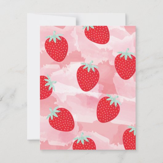 Baby's First Birthday Invitation 招待状 (裏面)