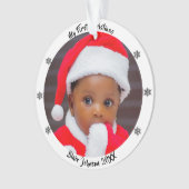 Baby's First Christmas オーナメント (正面)