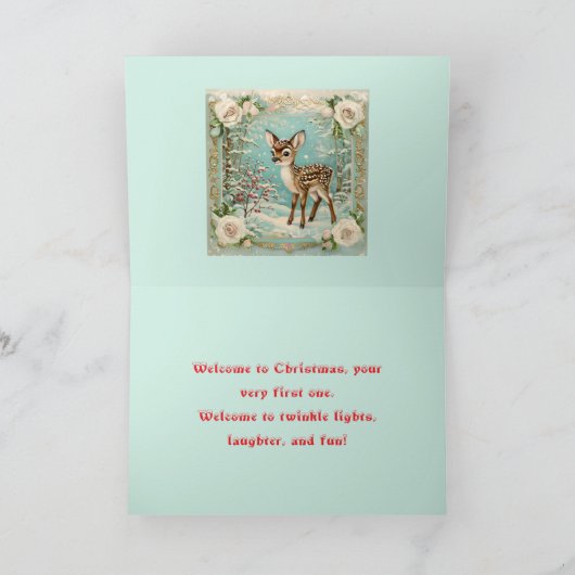 BABY'S FIRST CHRISTMAS サンキューカード (内部)