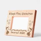 Baby's First Christmas レーザー彫刻フレーム (左)