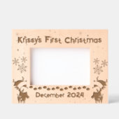 Baby's First Christmas レーザー彫刻フレーム (正面)