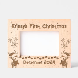 Baby's First Christmas レーザー彫刻フレーム