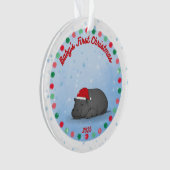 -Baby's First Christmas -Baby Hippo Ornament オーナメント (正面)
