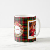 Baby's First Christmas Custom Name Photo Keepsake コーヒーマグカップ (正面右)