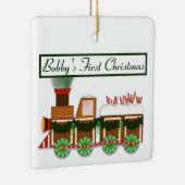Baby's First Christmas, Gingerbread & Candy Train セラミックオーナメント (右)