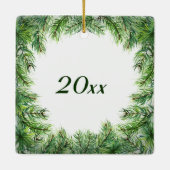 Baby's First Christmas, Gingerbread & Candy Train セラミックオーナメント (裏面)